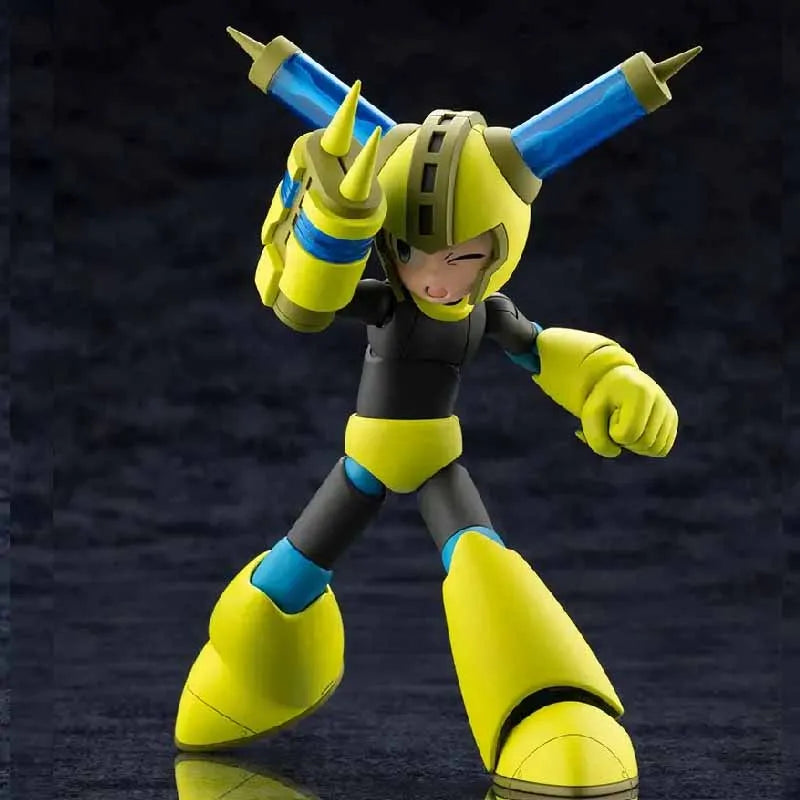 KOTOBUKIYA Original MEGA MAN Scramble Thunder Ver Pile Drive Ver Premium Charge Shot Ver Anime Action Figure Assembly Model Toys