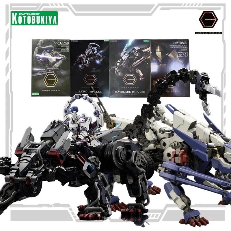 Kotobukiya Original HEXA GEAR Series MONOCEROS\pulse Anime Action Figure Assembly Model Toys Collectible Model Gifts for Boys