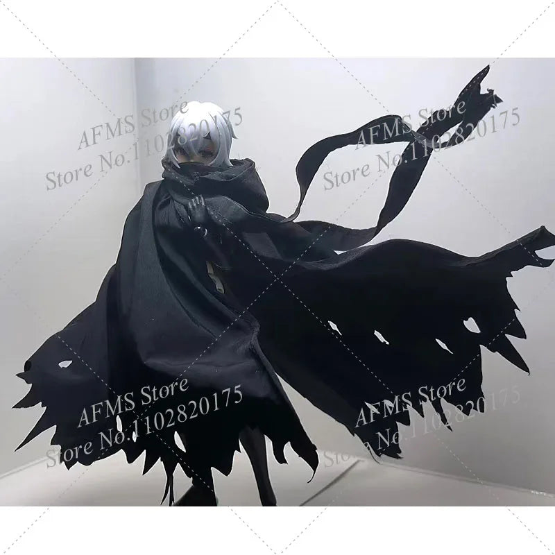 1/12 Scale Collectible Figure Anime Hero Cloak Battle Damage Edition Cloak Knight Clothes Fit 6" Action Figure Soldier Body
