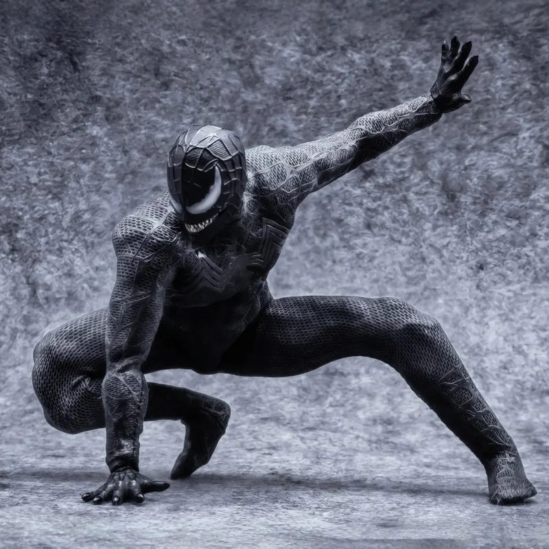 Venom Spider Man Action Figure Original Collectible Symbiotic Variant 6 Inches Sawtooth Anime PVC Model Toys Desktop Decor Gift