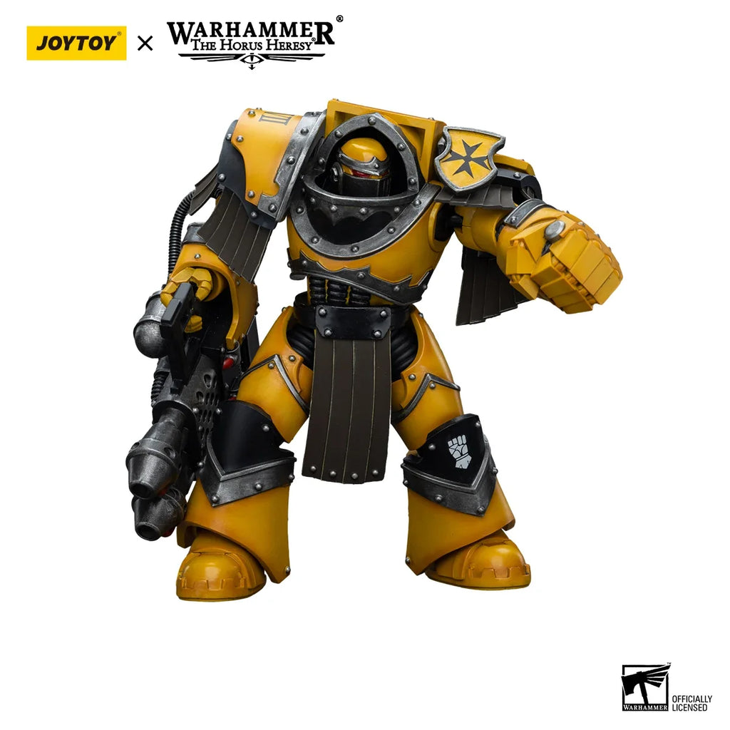 [IN STOCK] JOYTOY Warhammer40K 1/18 Action Figures Imperial Fists Legion Cataphractii Terminator Squad Model Boys Gift