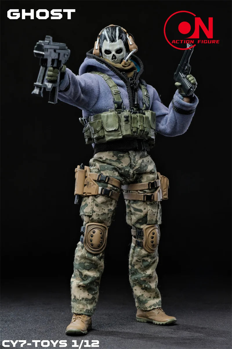 2026 Q1 CY7-TOYS 1/12 Scale Ghost Squad Special Forces Male Warrior Full Set 6inch Action Figure Body Original And Collectible