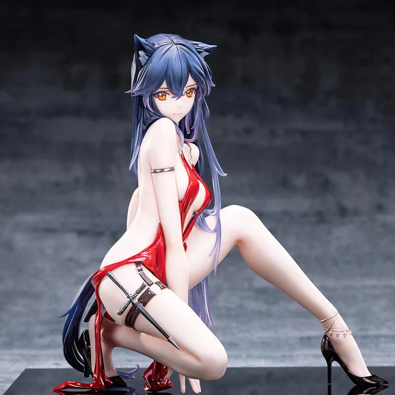 Arknights Full Dress Texas Garage Kit - Beautiful Girl Model Desktop Ornaments Game Peripheral Collectible Figurine for Gift
