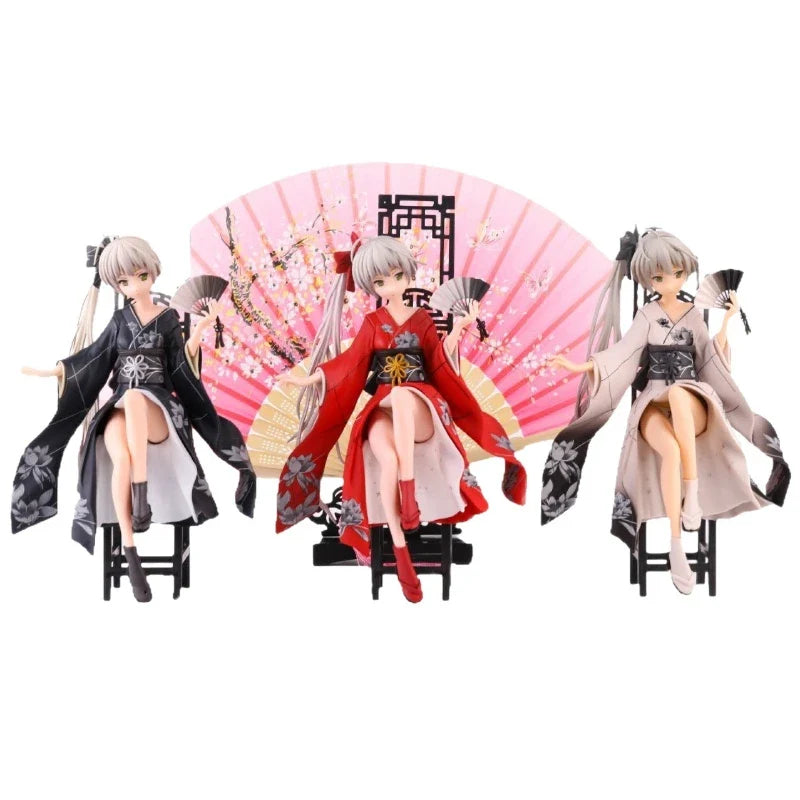 22cm New Yosuga No Sora Anime Figure Kasugano Sora Peripheral PVC Model Statue Desktop Decoration Ornaments New Year Gifts Toys