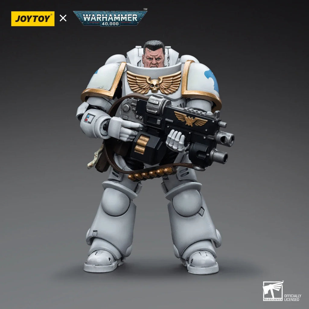 JOYTOY Warhammer 40k 1/18 Action Figures Space Marines White Consuls Intercessors 1