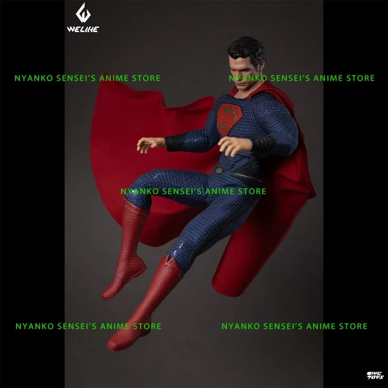 In Stock WELIKE TOYS Son of Krypton Superman 1/12 Scale Fabric Suit Action Figure WLT03 Anime Models Toy Doll Gift Collectible