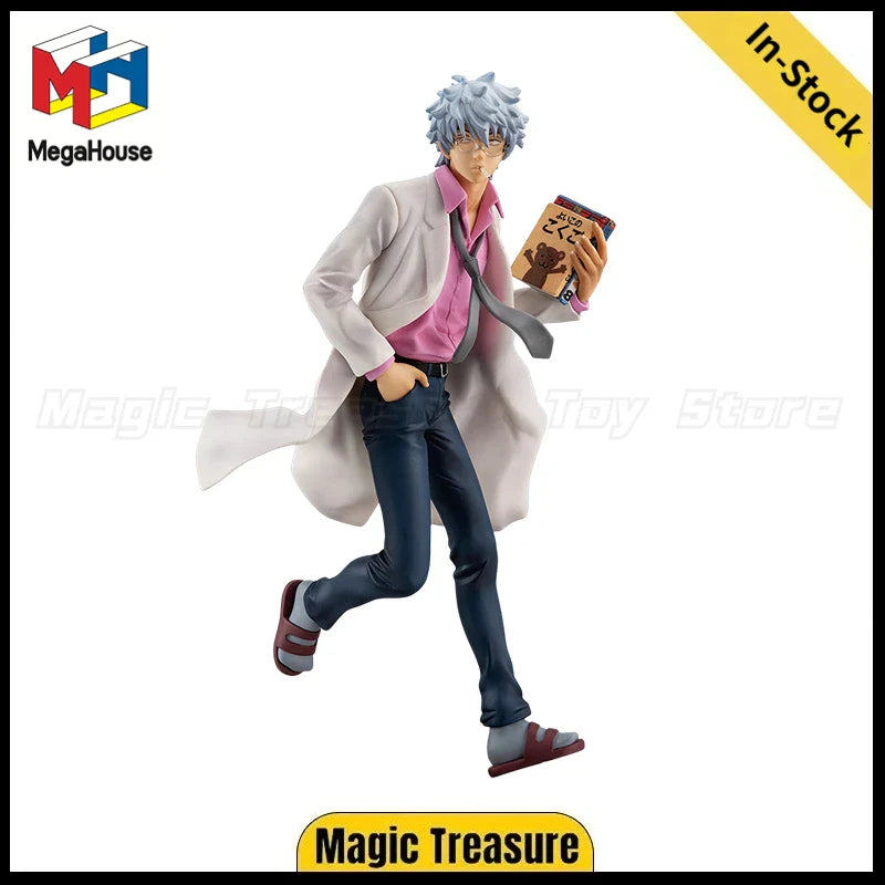 【In Stock】Original MegaHouse GEM 3rd Grade Teacher Ginpachi of Class Z Sakata Gintoki Toys Gifts
