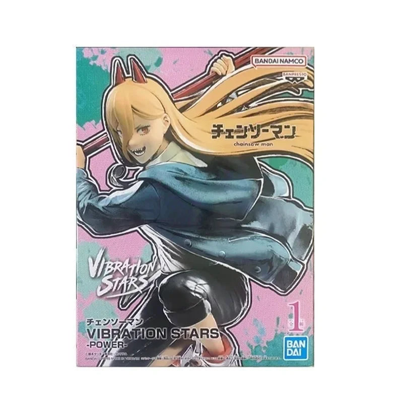 Original Bandai Chainsaw Man Power Anime Action Figure Collectible Ornaments Figure Model Toys Birthday Gift PVC