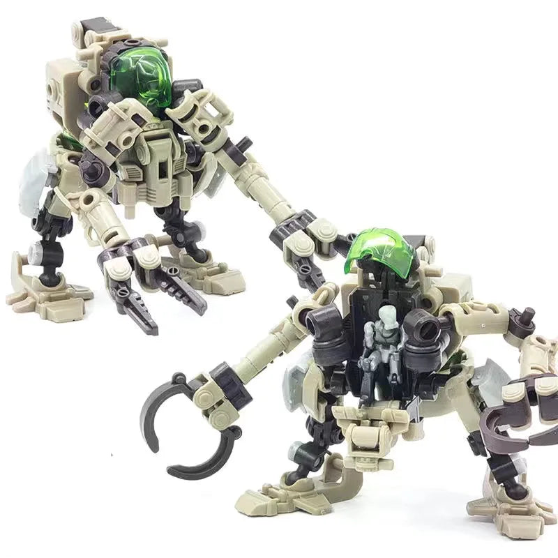RIHIO Multiabyss Transformation V-LINK Robot MM-009 ERGATES 1:60 Assembled Mecha Pilot Anime Movie Action Figure Boys Toy Gifts