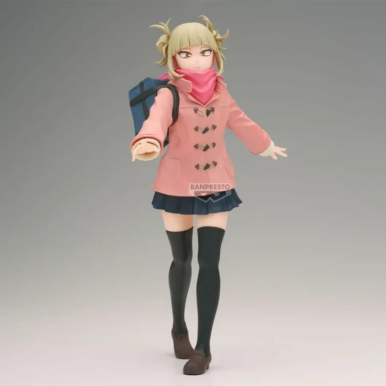 Original BANDAI GLITTER&GLAMOURS HIMIKO TOGA Action Figure My Hero Academia PVC Model Collection Doll Gift