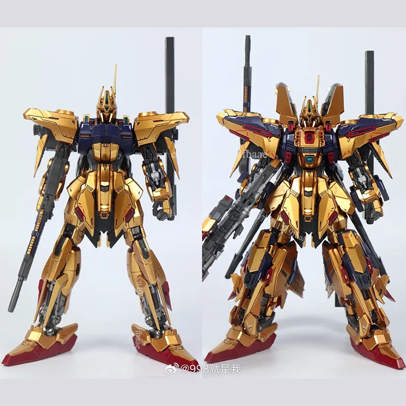 SHENMA Model Hyaku Shiki Kai MG 1/100 Golden Fighter Full Armor FA Toy Assembly Model Kit Action Figures Plastic Model Kits Gift