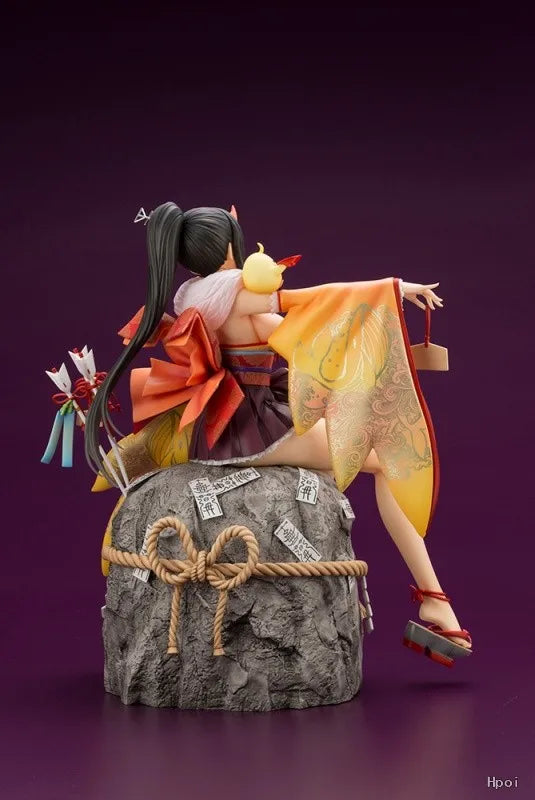 In Stock Original KOTOBUKIYA Azure Blue Route Dragon and Phoenix Phoenix Dance New Year 1/7 Action Figures Models Toys Gifts