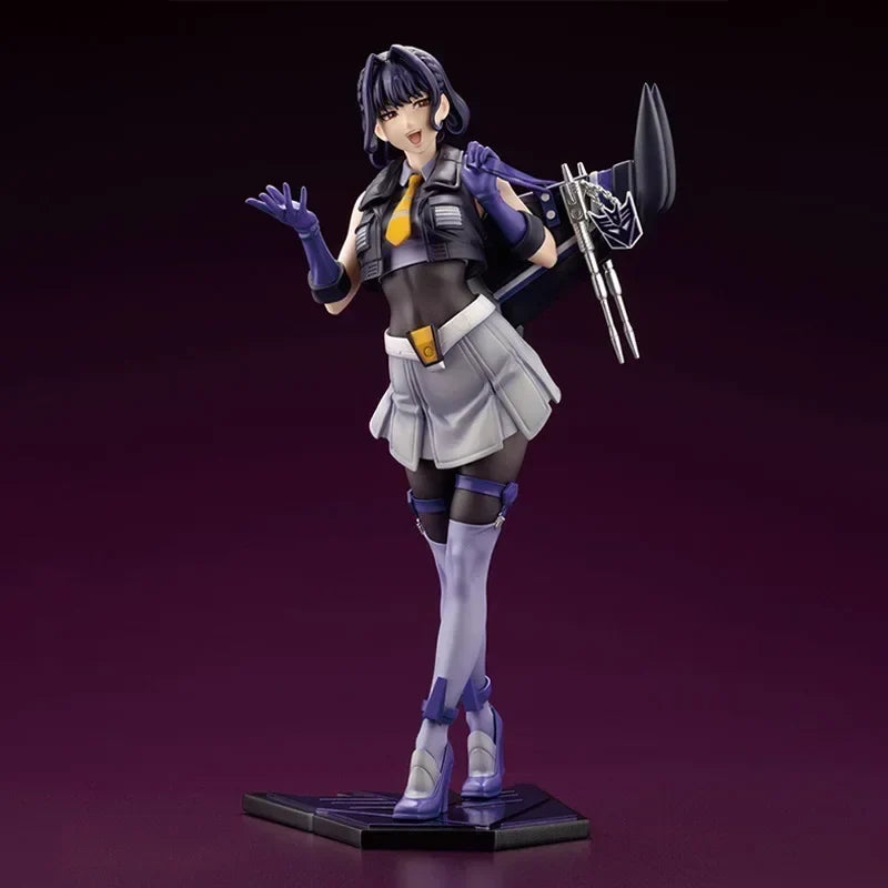 Kotobukiya Original Genuine 1/7 Hasbro Transformers Skywarp Decepticons Bishoujo Statue 21.5cm Collections Model Toy Figure Gift