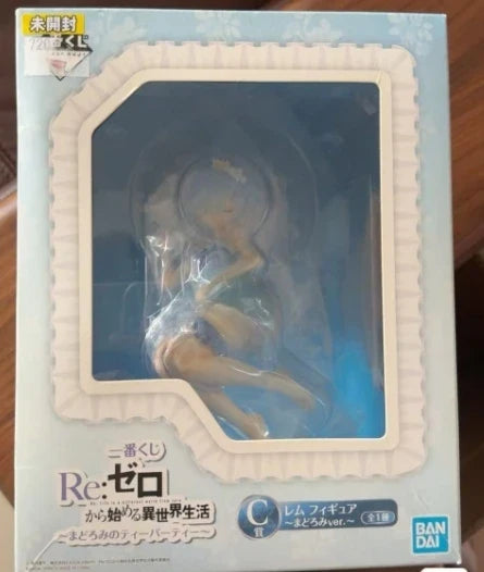 BANDAI Original Ichiban Kuji Re:Life in A Different World From Zero Emilia Rem Echidna  Action Figures Model Desktop Decoration