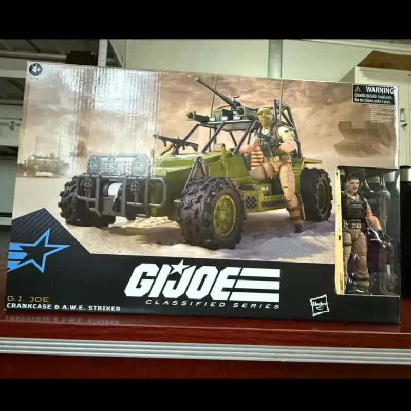 G.I. Joe Classified Series #171 Crankcase & A.W.E. Striker Exclusive Action Figure Model Statue Garage Kit Ornament Toys Gifts