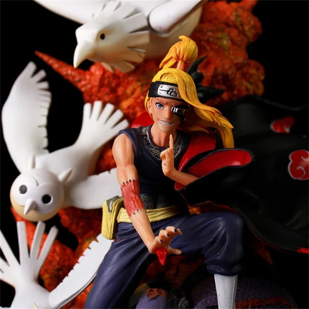 41cm Naruto Akatsuki Deidara CS Series PVC Material Anime Figure Model Statue Desktop Decoration Birthday Anniversary Gift Toys
