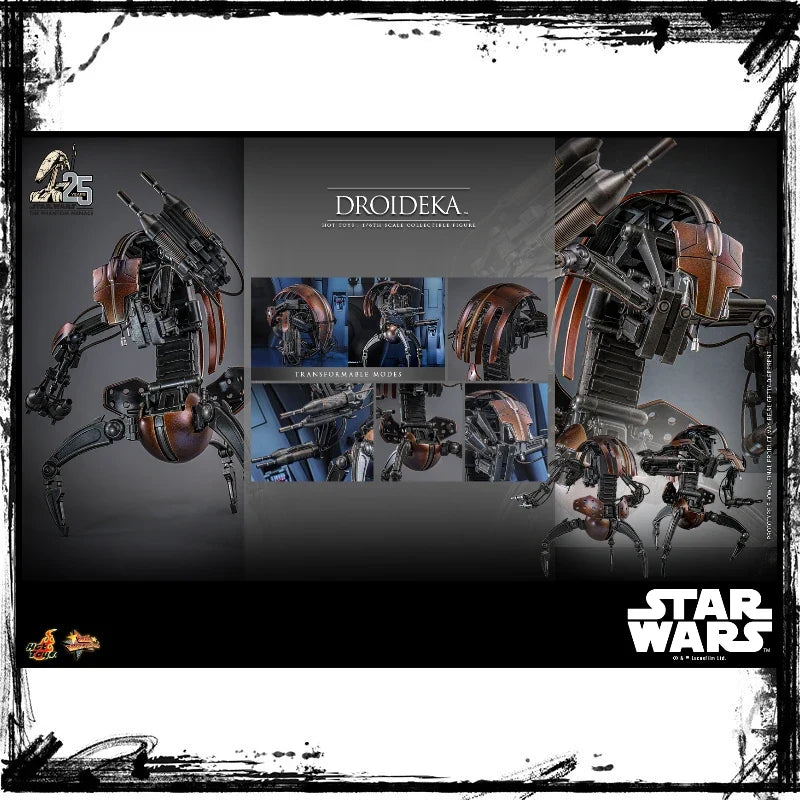 In Stock HotToys MMS755 Star Wars Droideka 1/6 Soldier Doll Anime Action Figure Toy Gift Model Collection Hobbies