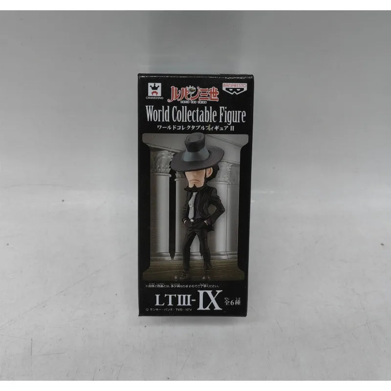 BANDAI Original WCF Series Lupin III Mine Fujiko Ishikawa Goemon Q Version Anime Model Desktop Decoration Boys Gift