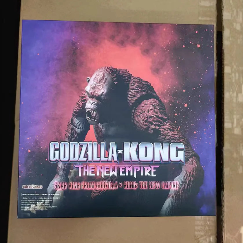 NEW！SHM 2024 Godzilla Vs. King Kong 2: Rise Of Empires Scar King PVC Action Figure Kids Adult New Year's Christmas Gifts 20cm