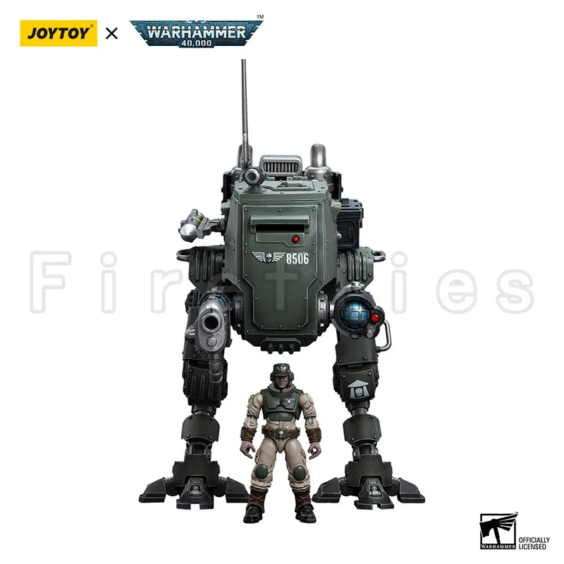 1/18 JOYTOY Action Figure 40K Astra Militarum Cadian Armoured Sentinel Anime Toy