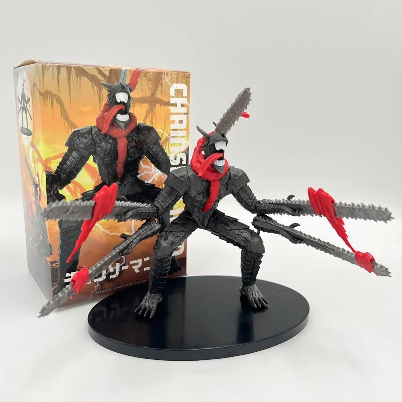 24cm Chainsaw Man Katana Man Anime Figure Samurai Sword Action Figure Denji/Power Figurine Adult Collectible Model Doll Toys