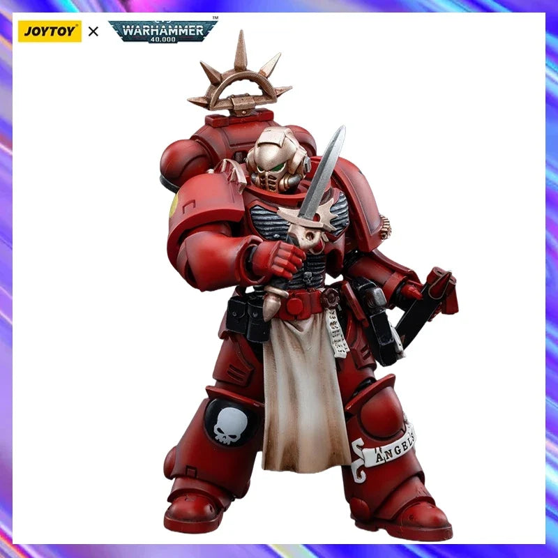 Original in Stock JOYTOY WARHAMMER 40K Blood Angels Veteran Laenatus 1/18 Scale Figures Model Toy Gift Collection Ornament