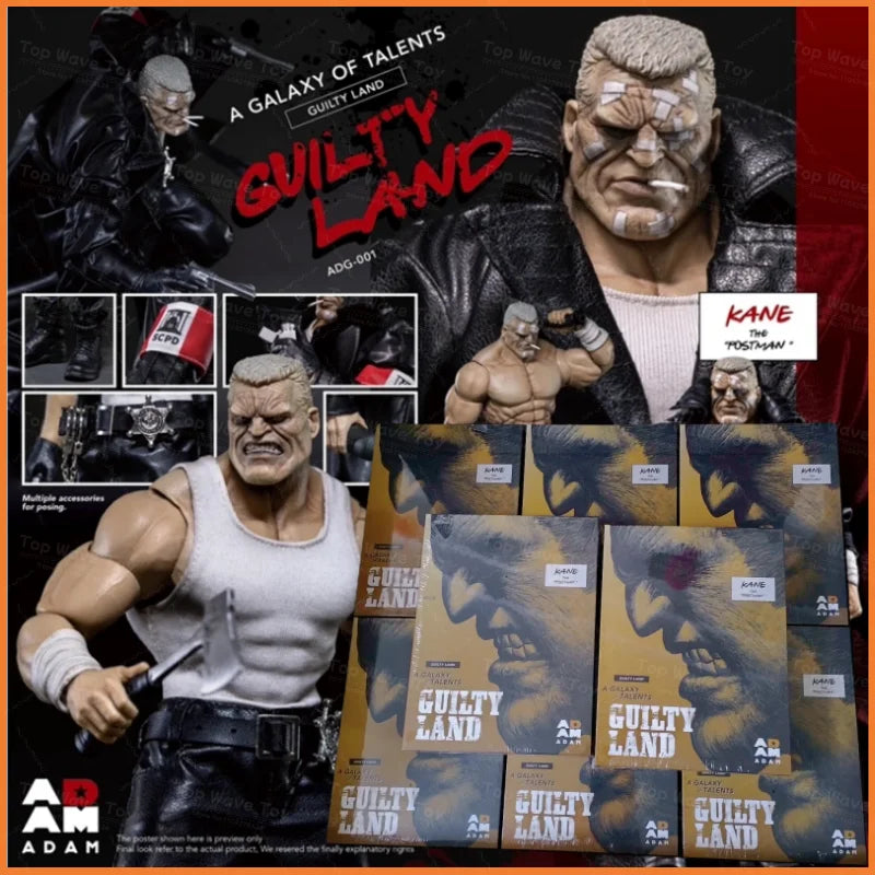 2026 Neu auf Lager ADAM GUILTY LAND KANE Postman 1/12 Maßstab Sin City Stoffanzug Soldat Actionfigur Anime Modell Spielzeug Geschenk