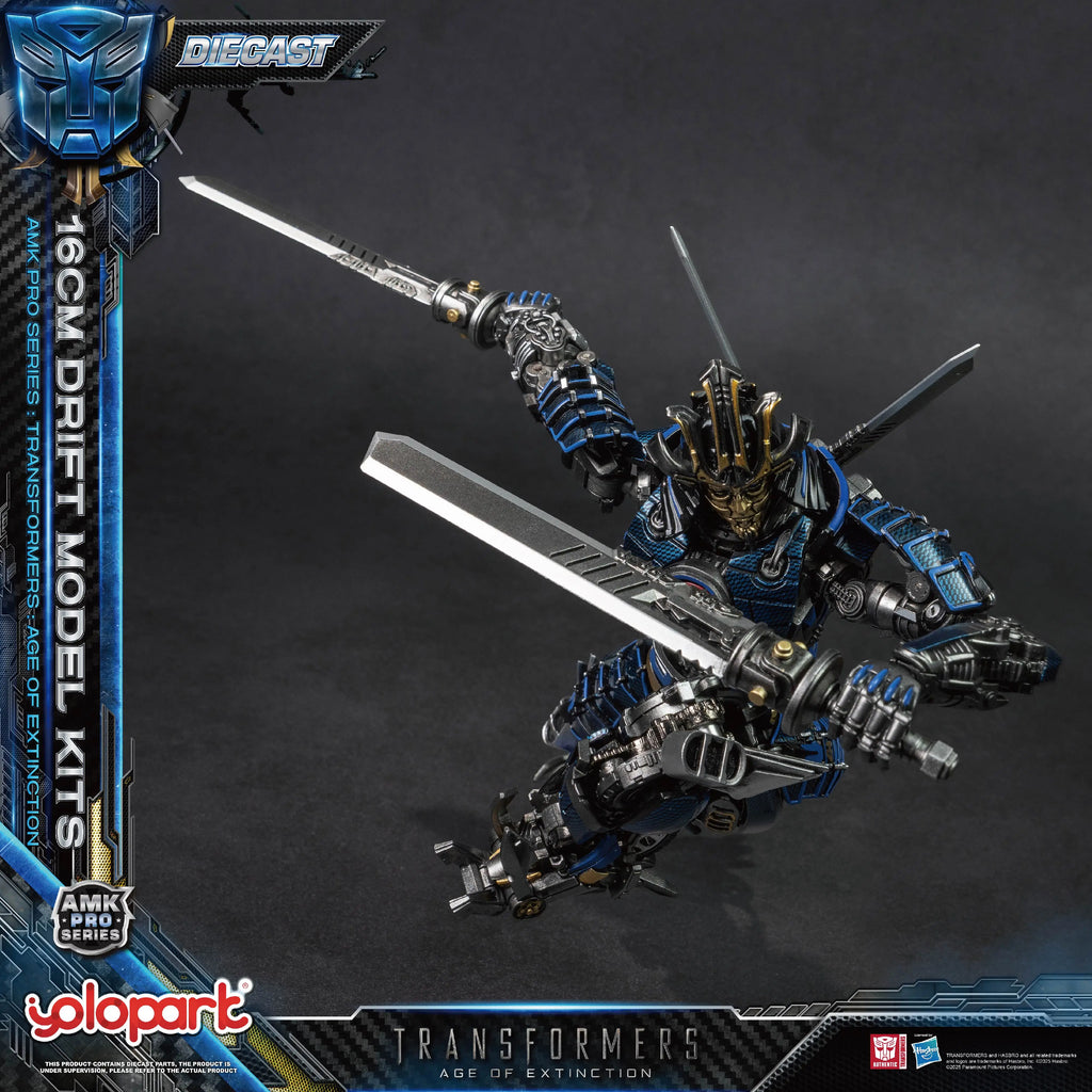 New 2025 Yolopark Amk Pro Series Transformers Age Of Extinction Drift Alloy Collect Commemorate Model Action Figure Toys Gifts