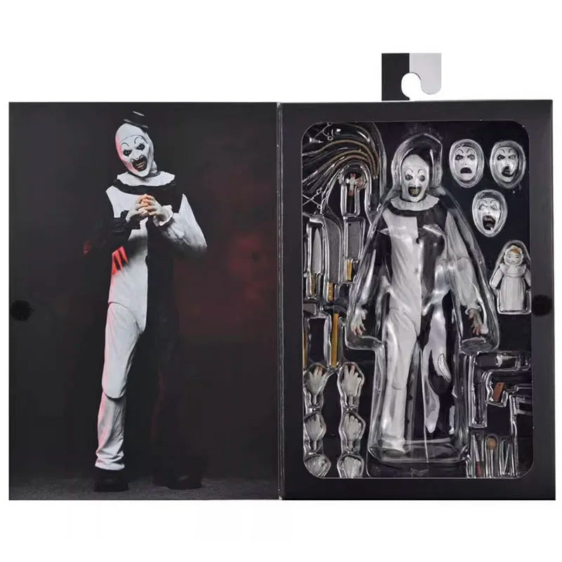NECA 45251 Art The Clown Figure Damien Leone's Terrifier Figurine Anime Action Figuras Collectible Model Doll Ornament Original