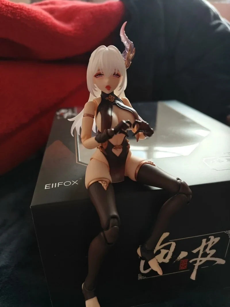 Eiifox Bear panda Huaxia Ghost Series Skin Illusion Fully Painted Finished Product That Used Figurine Charm Collectible Gift