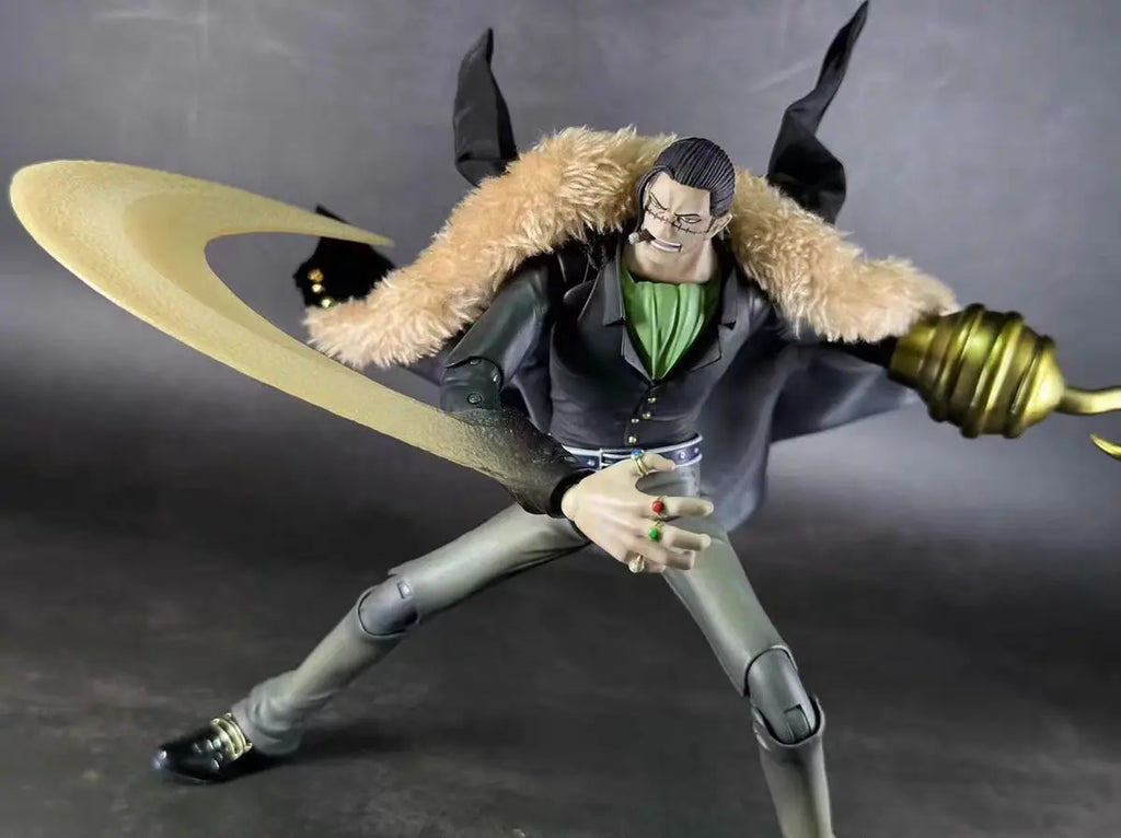 In Stock VAH One Piece Sir Crocodile Customized MR.0 MR 0 Crocodile Variable Action Héroes Overcoat Anime Figure Model Toy
