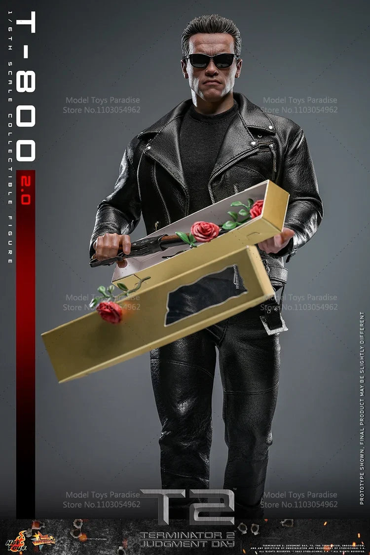 HOTTOYS HT MMS795 1/6 Collectible Toys T800 Robot Arno Men Soldier 12inch Action Figure Model Gifts