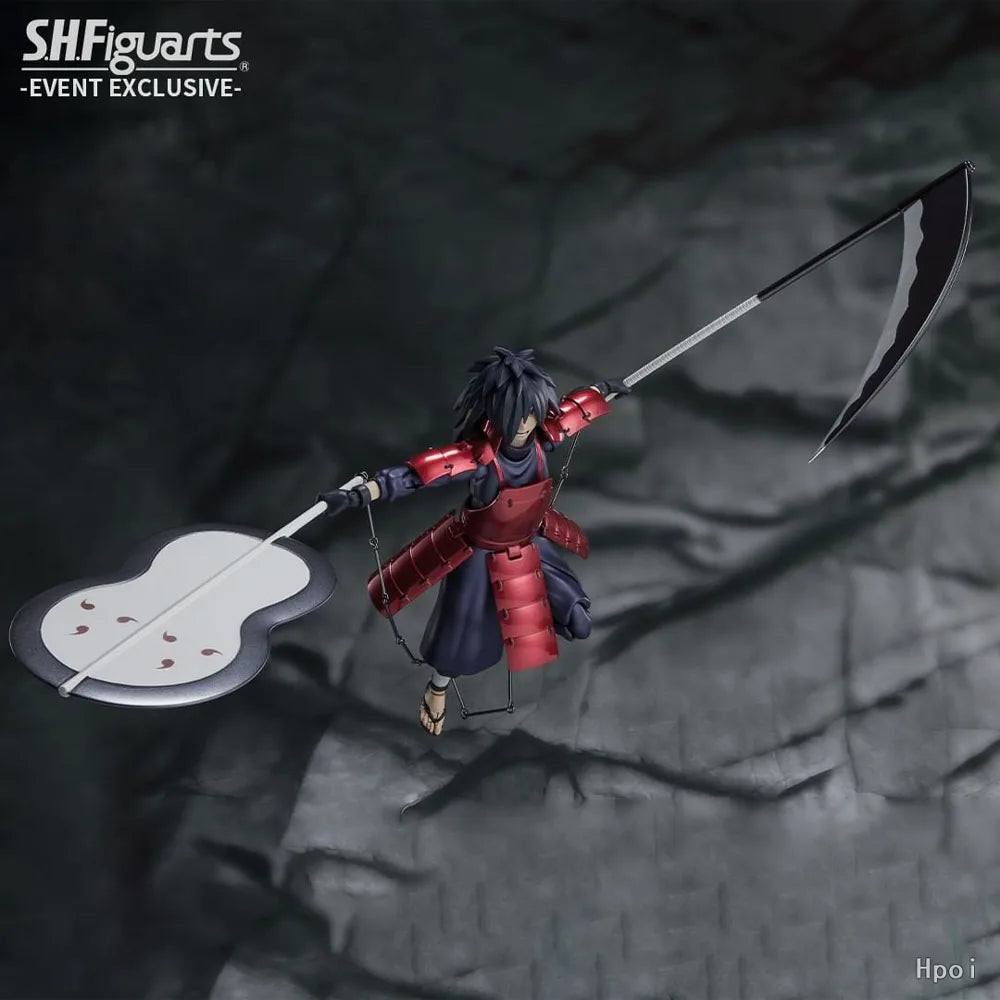 Bandai S.H.Figuarts (Shf) Naruto Shippuden Uchiha Madara - Exhibition Limited Edition - Anime Action Figure Collection Model Toy