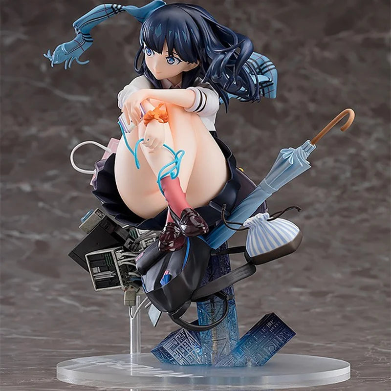 Hot 18cm Ssss Gridman Anime Figure Takarada Rikka Statue Pvc Gk Statue Figurine Model Doll Collection Room Decora Desk Gift Toys