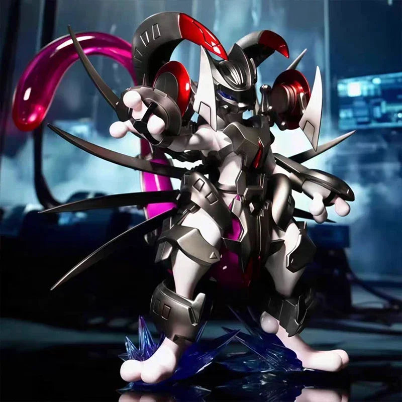 In-Stock PokéMon Armored Mewtwo Figure Bkm Anime Manga Merchandise Static Statue Model Trendy Toy Chassis Ornament Collect Gifts