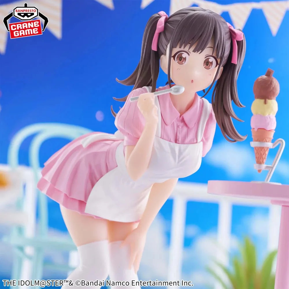 In Stock Bandai Original Genuine Banpresto THE IDOLM@STER: Shiny Colors Sonoda Chiyoko Espresto Sweetest Pose 17cm Model Figures