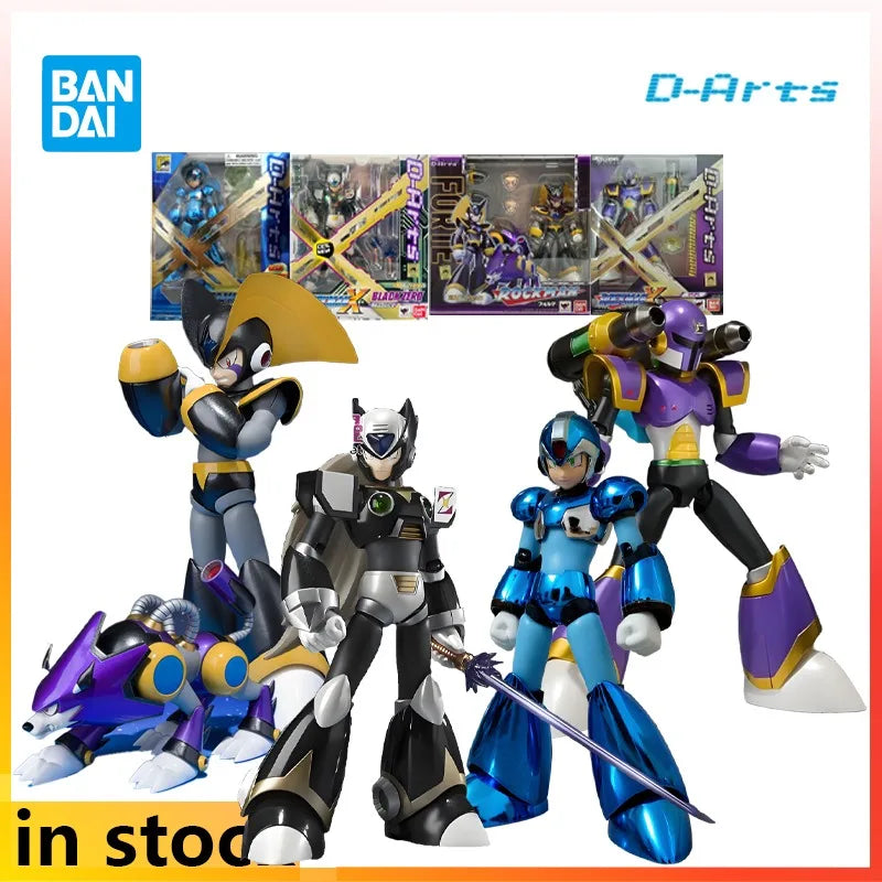 Bandai Original D-arts Mecha Produkte sind bewegliche Rockman FORTE Anime Actionfigur Modell Spielzeug Modell Ornamente Geschenke für Jungen