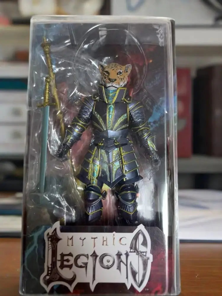 Four Horsemen Studios Echte Mythic Legions Serie Leopard-Magier Sammlerstücke der beweglichen Fertigproduktmodelle
