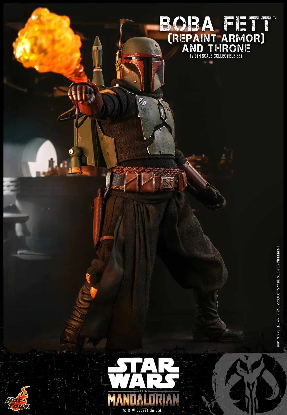 [In Stock] HT Hottoys Star Wars TMS056 Boba Fett Throne Moving Soldier Set Model Figure