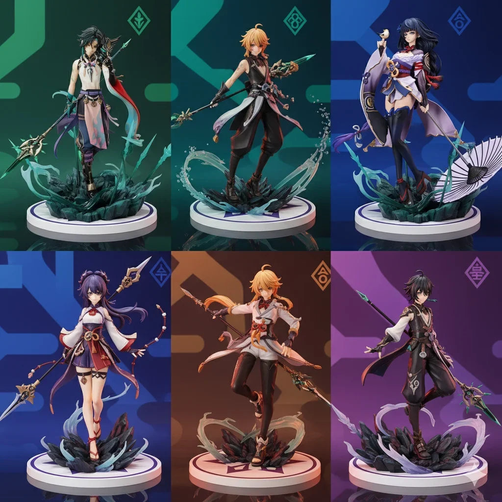 2026 Genshin Impact Anime Figure Lucky Box Blind Box Game Model Toy Collectible Gift for Fans Action Figure Surprise Set