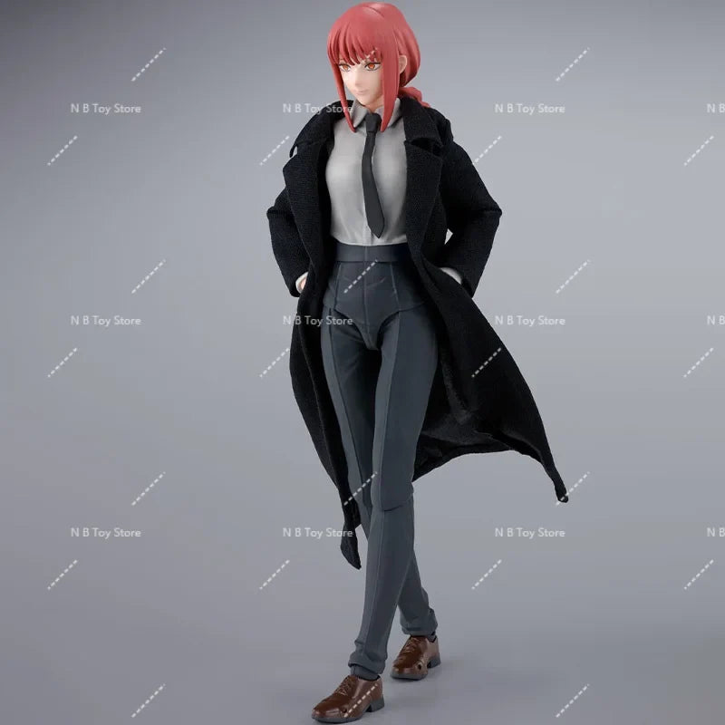 Bandai S.H.Figuarts SHF Chainsaw Man Makima Model Kit SHF PVC about 14.5cm Action Figures Model Toys Figurine Gift for Children
