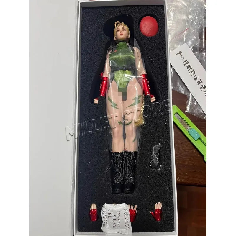 PLAY TOY SF Cammy White P020 Movable Model Toys Collection 1/6 Steel Bone Silica Gel Body SF Cammy White
