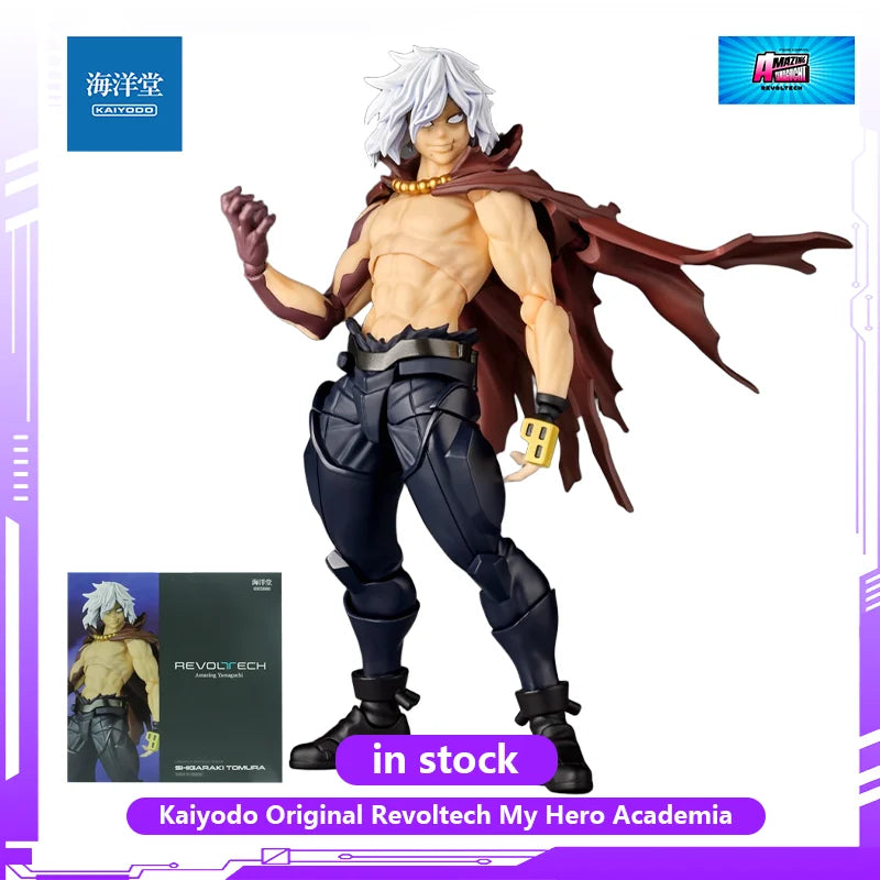 Kaiyodo Original Revoltech My Hero Academia Anime Action Figures Toys for Boys/Girls Collectible Model Ornaments Christmas Gift