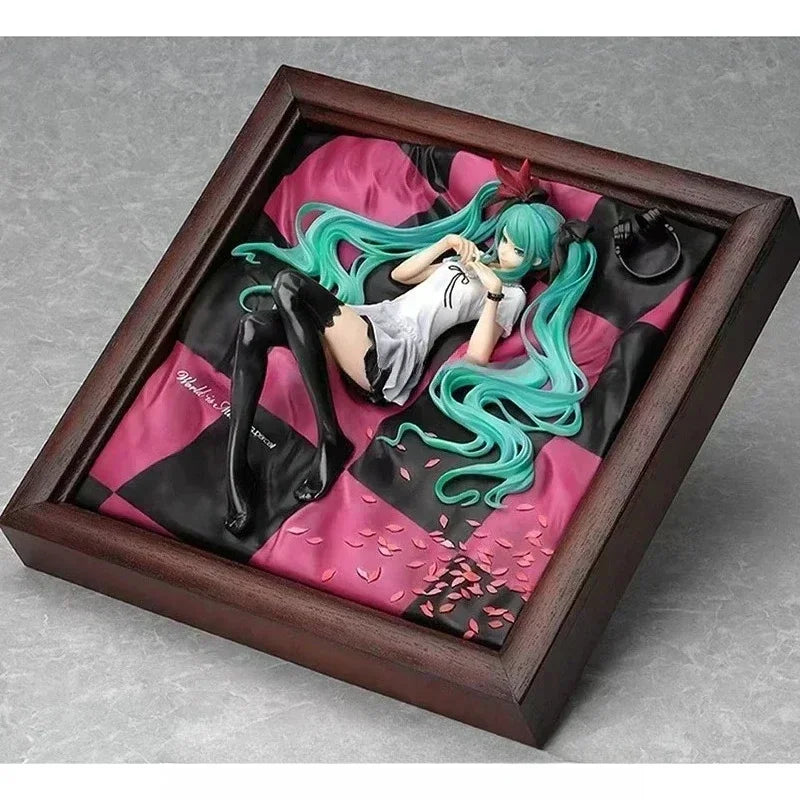 Spot SaleGOOD SMILE Original GSC MIKU Hatsune Miku Figure World Is Mine Photo Frame Ver. Figure Model Collection Toy Giftin Stoc