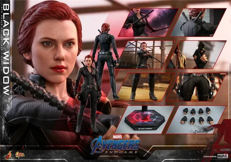 Auf Lager Original HotToys HT 1/6 MMS533 Avengers 4 Scarlett Black Widow 7.0 Actionfigur Modell Spielzeug