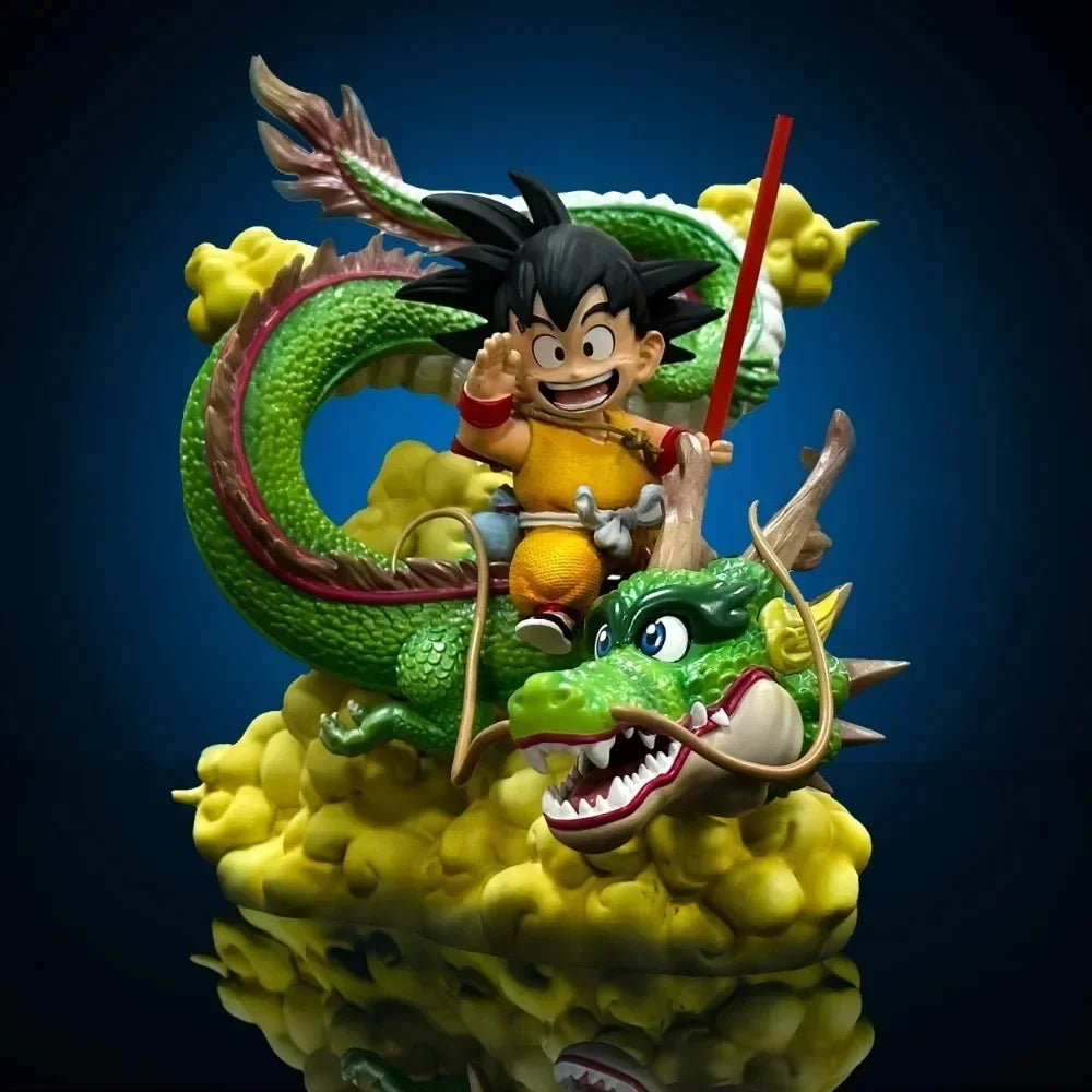 15cm Anime Dragon Ball Figur Goku und Drachen Figur PVC Actionfiguren Sammlung Modell Spielzeug Geschenke