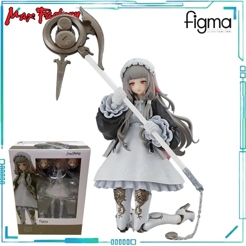 Max Factory Genuine Figma Series Figma # 591 Human Return To NH-01- and #598 Female Body (Alice) and Jumpsuit+apron Outfit Model