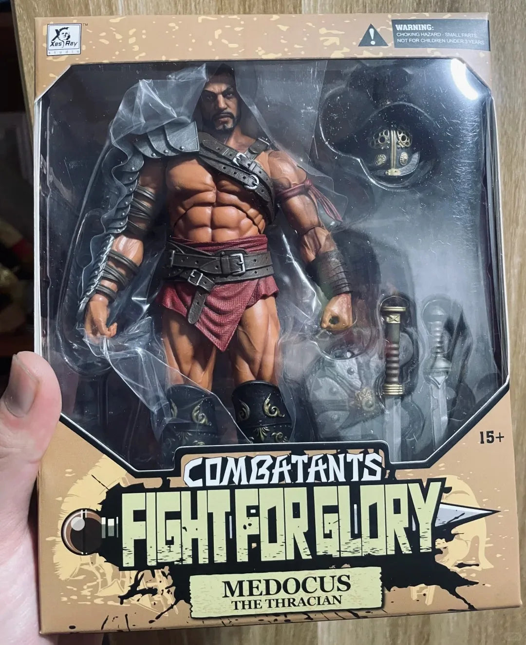 In Stock Authentic Xesray "Gladiator: Battle For Glory" Series 6 - Thraex Gladiator Fashionable Collectible Figure & Statue