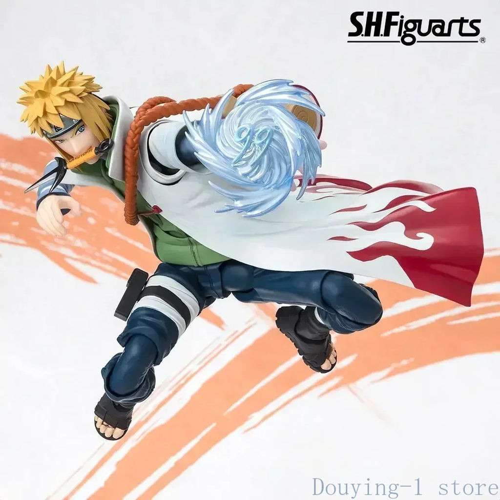 In Stock Bandai Shf  Shippuden Minato  Edition Anime Action Figures Toys Models Figura Collector