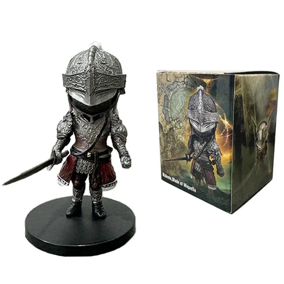 2026 Elden Ring Gaming Q Version Mini Action Figures Set - Ranni Cat Melina Malenia the Half-Wolf Lani Magic Ornaments Dolls